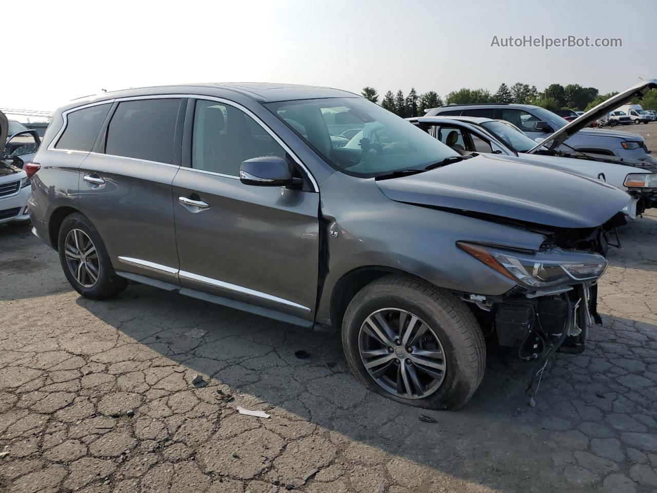 2020 Infiniti Qx60 Luxe Серый vin: 5N1DL0MM4LC518746