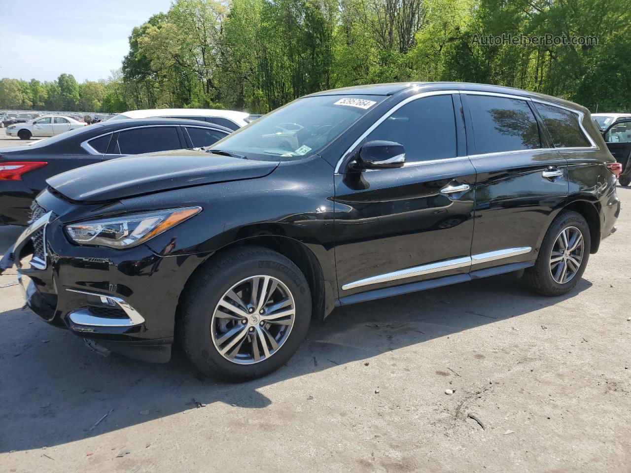 2020 Infiniti Qx60 Luxe Черный vin: 5N1DL0MM4LC538821