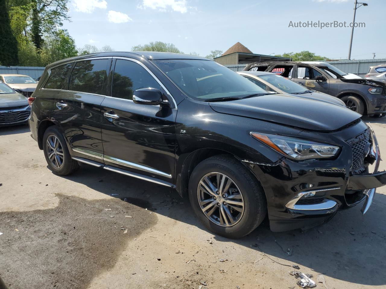 2020 Infiniti Qx60 Luxe Black vin: 5N1DL0MM4LC538821