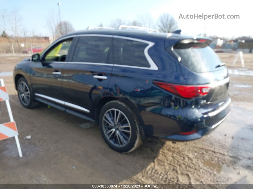 2020 Infiniti Qx60 Luxe Awd Dark Blue vin: 5N1DL0MM4LC544974