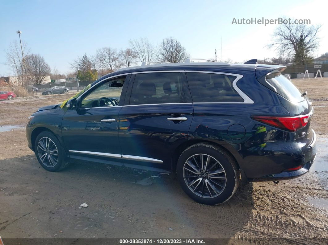 2020 Infiniti Qx60 Luxe Awd Dark Blue vin: 5N1DL0MM4LC544974