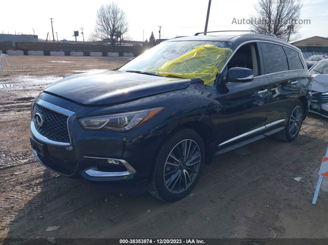 2020 Infiniti Qx60 Luxe Awd Dark Blue vin: 5N1DL0MM4LC544974