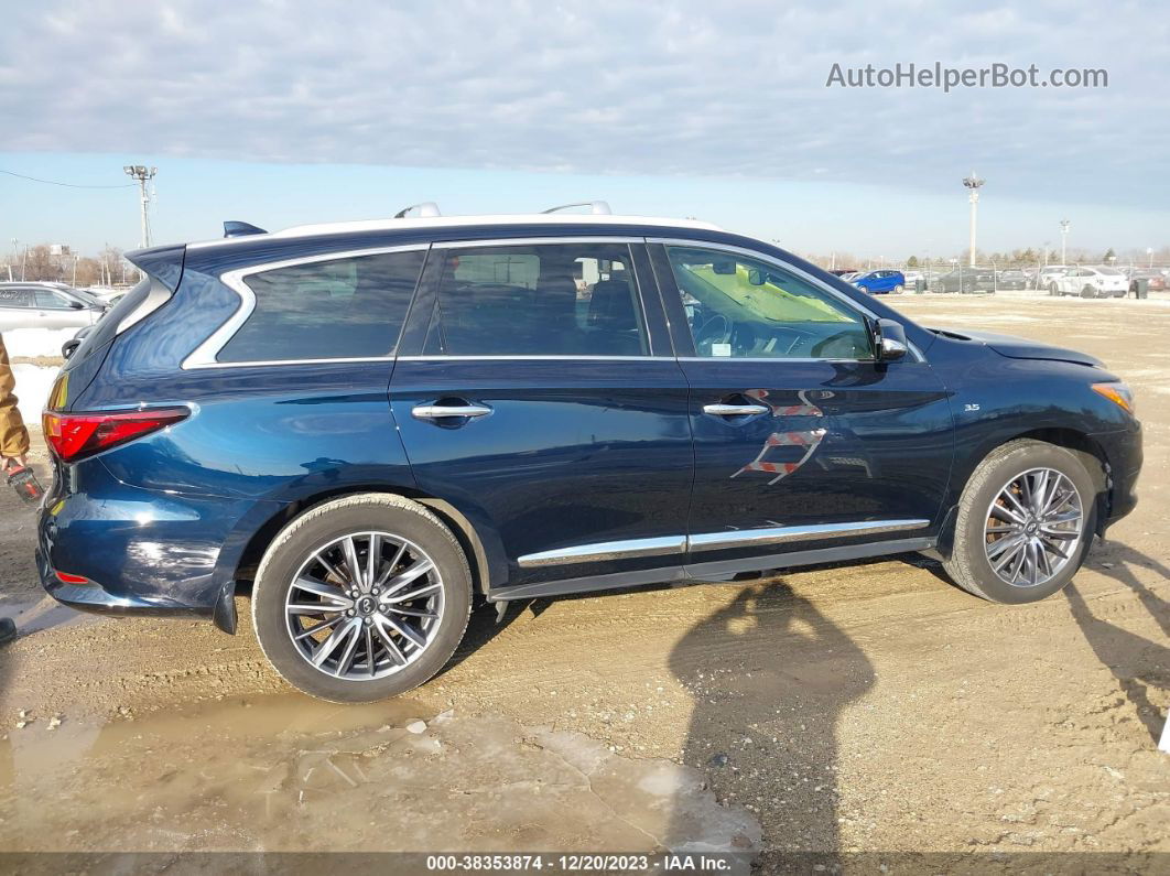 2020 Infiniti Qx60 Luxe Awd Dark Blue vin: 5N1DL0MM4LC544974