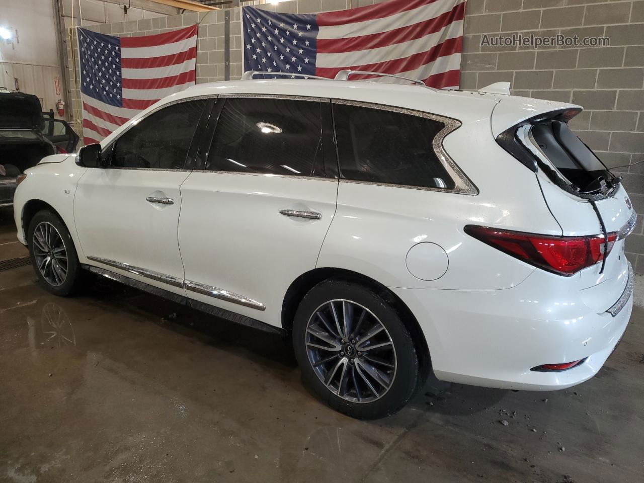 2017 Infiniti Qx60  White vin: 5N1DL0MM5HC505382