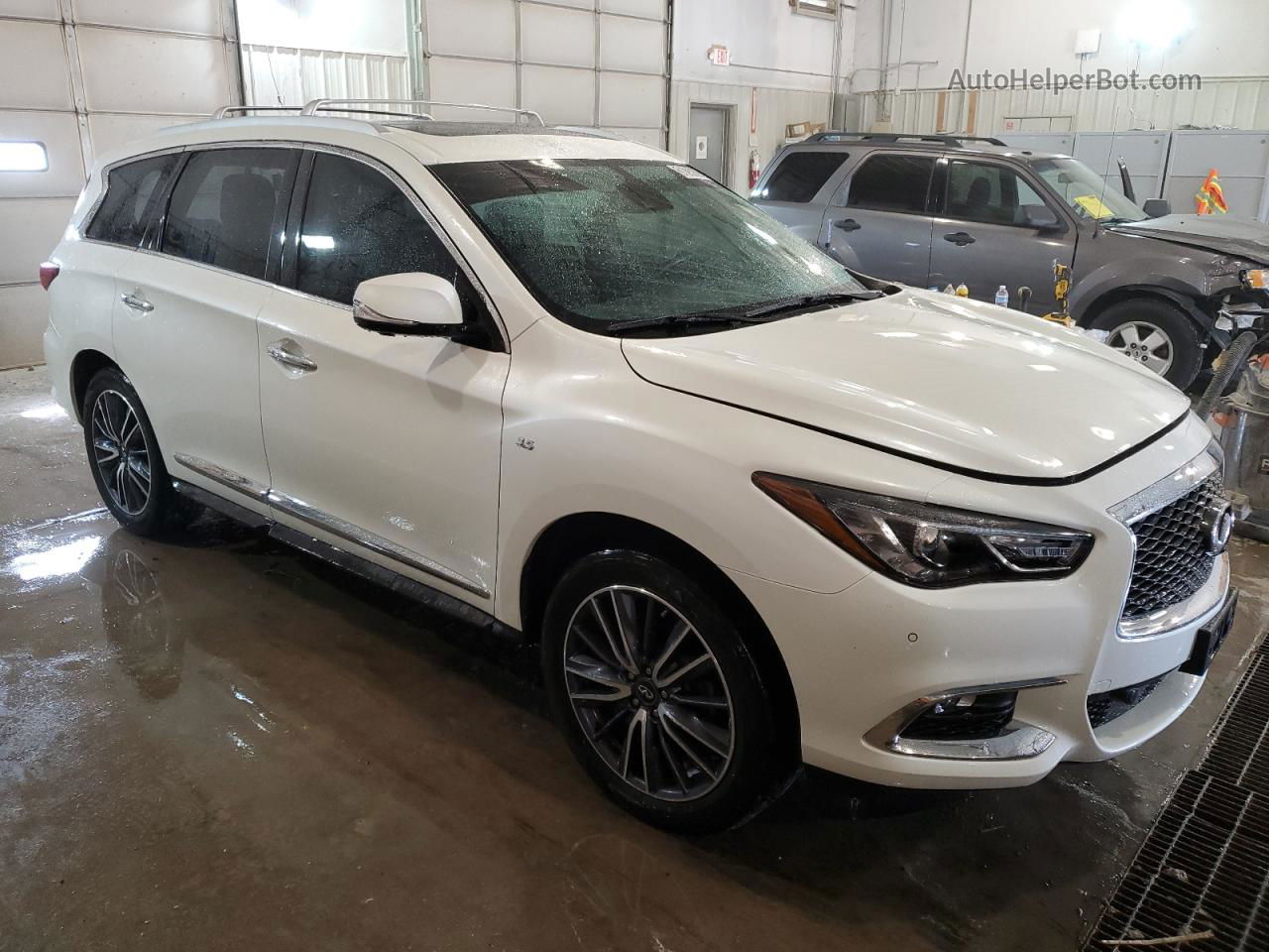 2017 Infiniti Qx60  White vin: 5N1DL0MM5HC505382