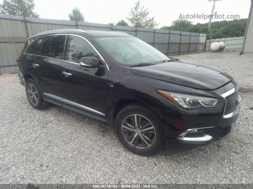 2017 Infiniti Qx60   Black vin: 5N1DL0MM5HC519668