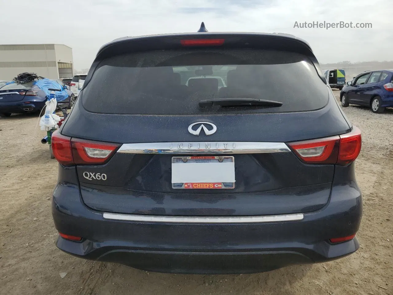 2017 Infiniti Qx60  Blue vin: 5N1DL0MM5HC525325