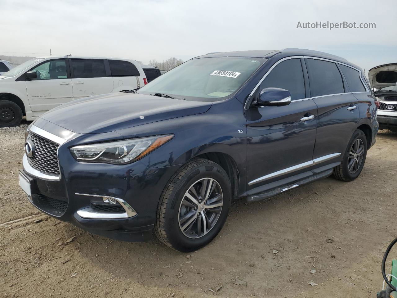 2017 Infiniti Qx60  Blue vin: 5N1DL0MM5HC525325