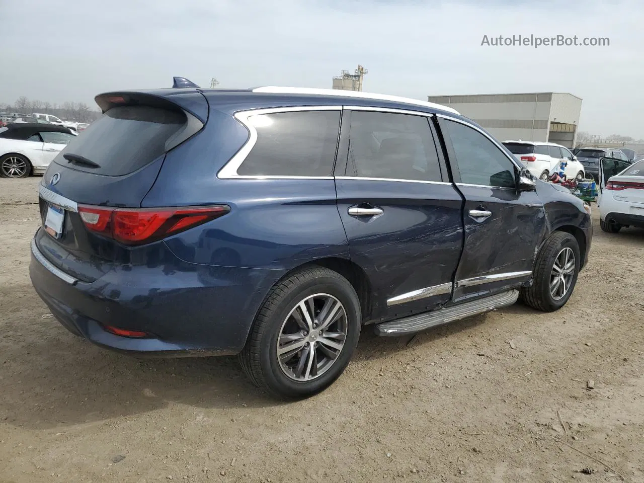 2017 Infiniti Qx60  Blue vin: 5N1DL0MM5HC525325