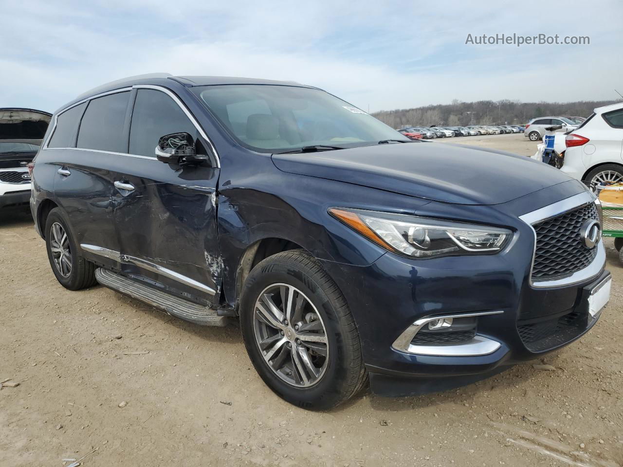 2017 Infiniti Qx60  Blue vin: 5N1DL0MM5HC525325