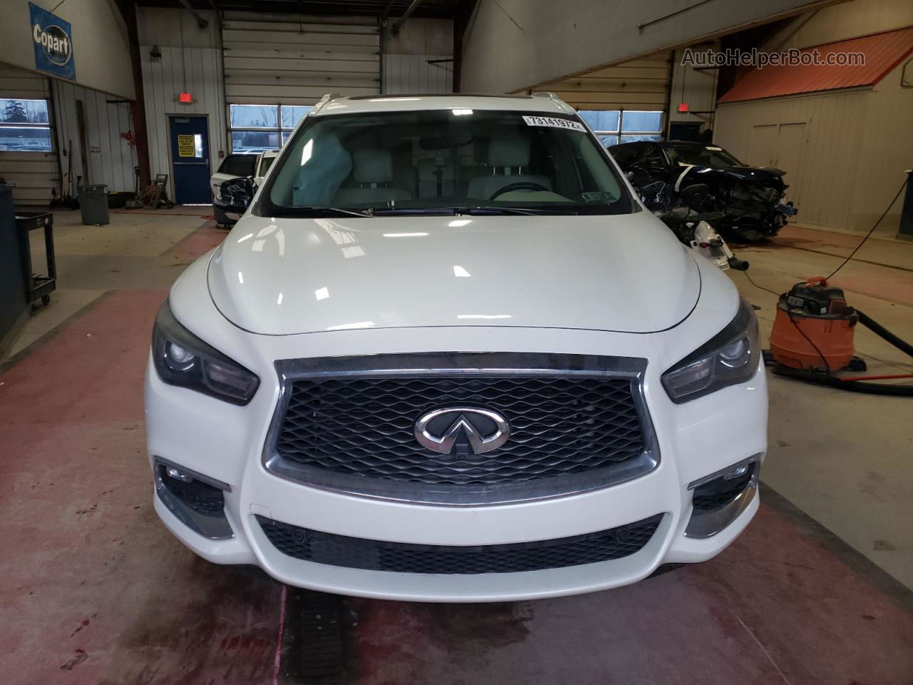 2017 Infiniti Qx60  White vin: 5N1DL0MM5HC528290