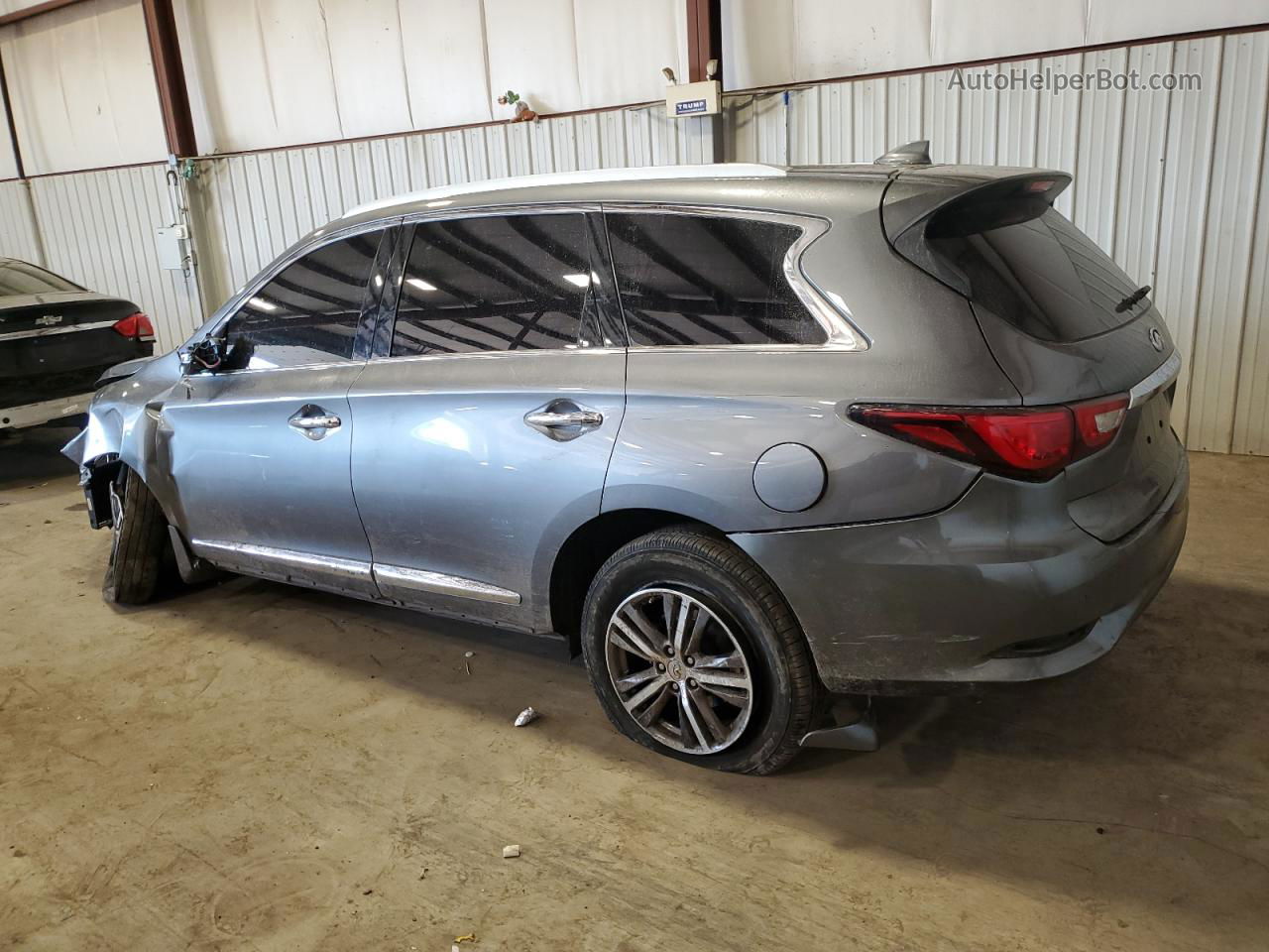 2017 Infiniti Qx60  Gray vin: 5N1DL0MM5HC542447