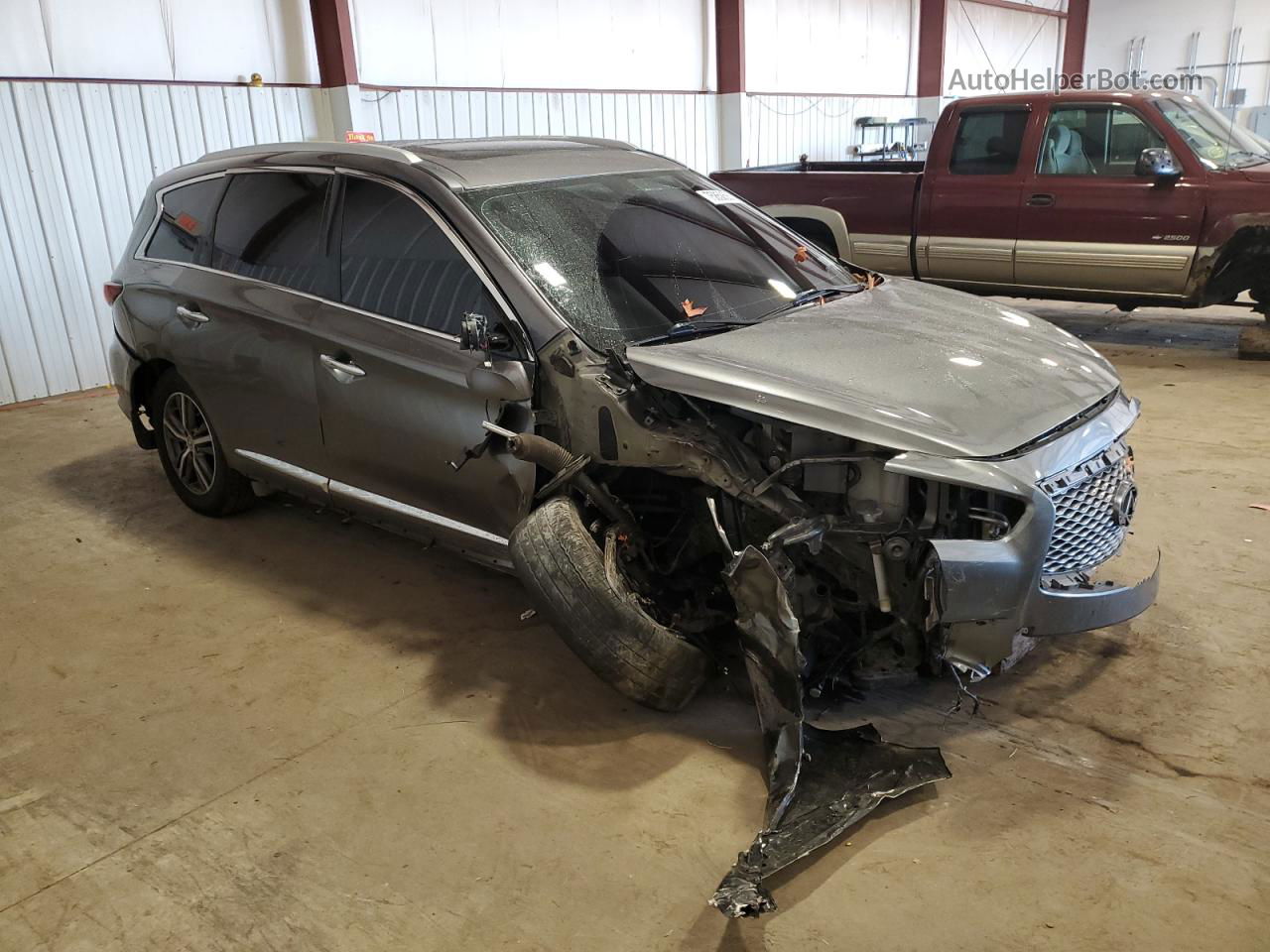 2017 Infiniti Qx60  Gray vin: 5N1DL0MM5HC542447