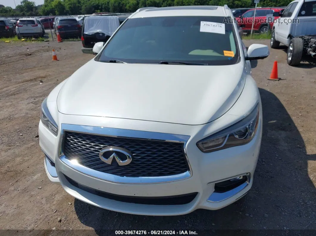 2017 Infiniti Qx60   White vin: 5N1DL0MM5HC545848