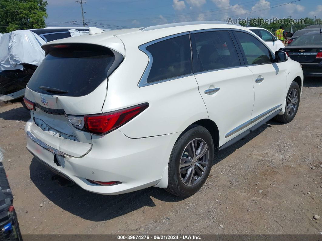 2017 Infiniti Qx60   White vin: 5N1DL0MM5HC545848