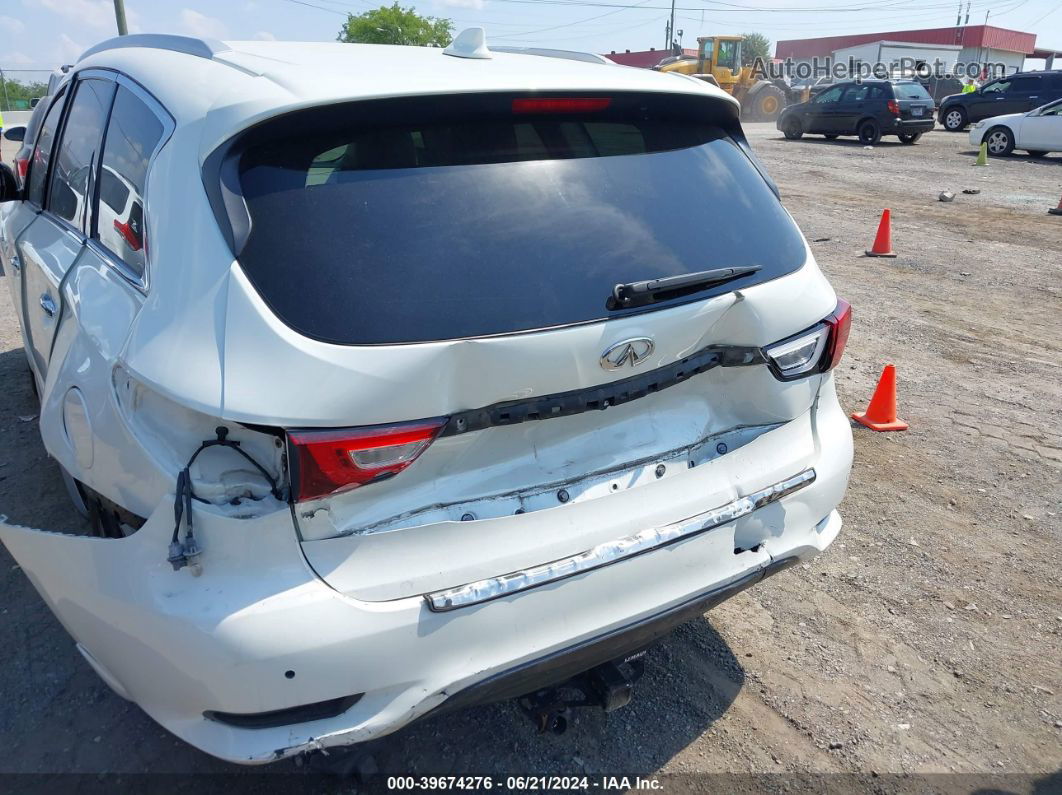 2017 Infiniti Qx60   White vin: 5N1DL0MM5HC545848