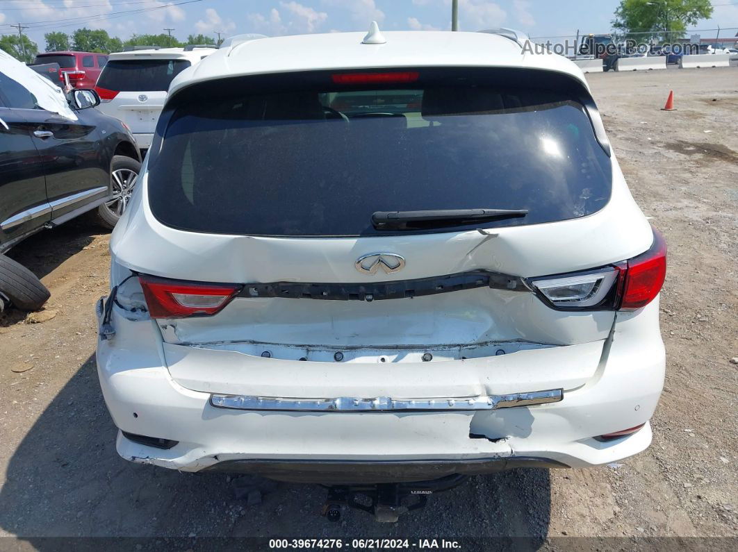 2017 Infiniti Qx60   White vin: 5N1DL0MM5HC545848