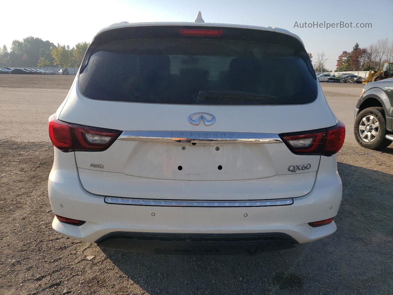 2020 Infiniti Qx60 Luxe White vin: 5N1DL0MM5LC510249