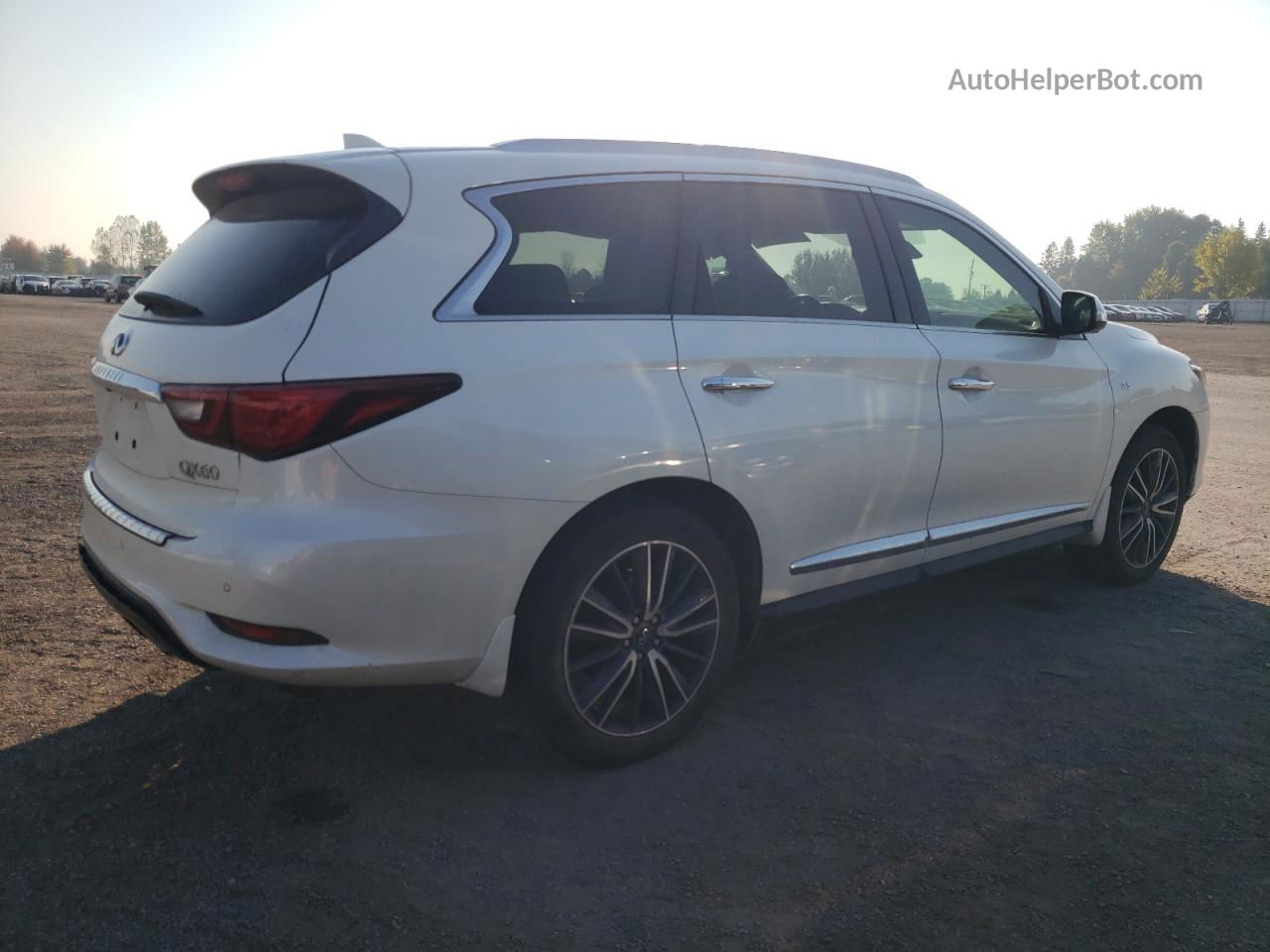 2020 Infiniti Qx60 Luxe White vin: 5N1DL0MM5LC510249