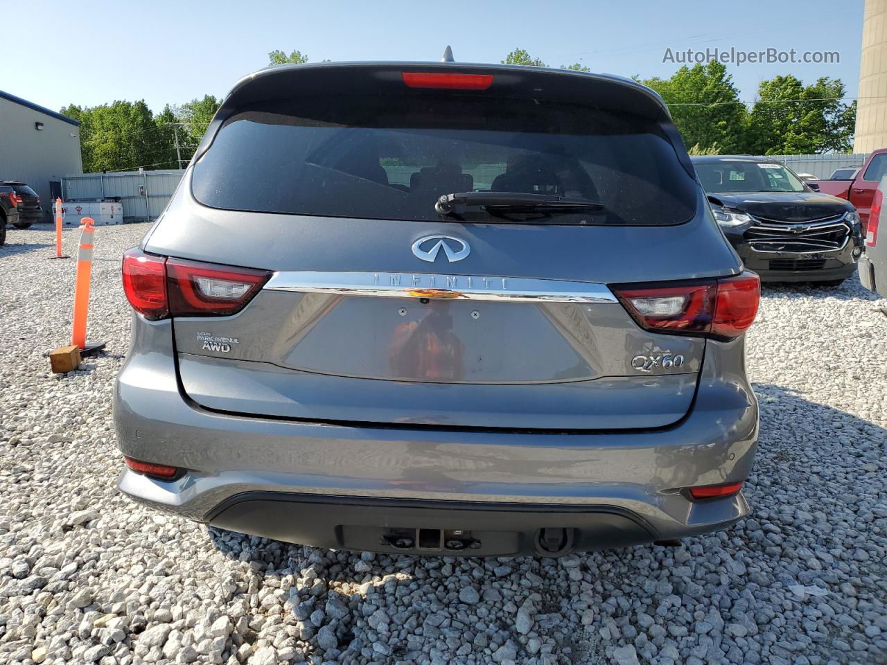 2020 Infiniti Qx60 Luxe Gray vin: 5N1DL0MM5LC510266