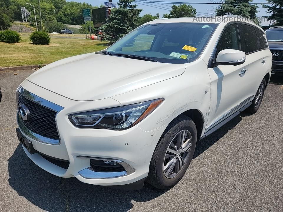 2020 Infiniti Qx60 Luxe White vin: 5N1DL0MM5LC518058