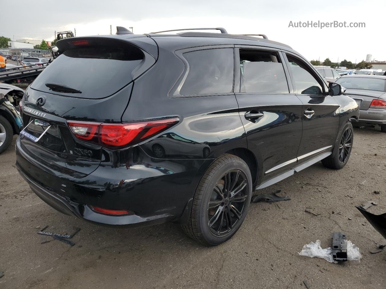 2020 Infiniti Qx60 Luxe Black vin: 5N1DL0MM5LC521817