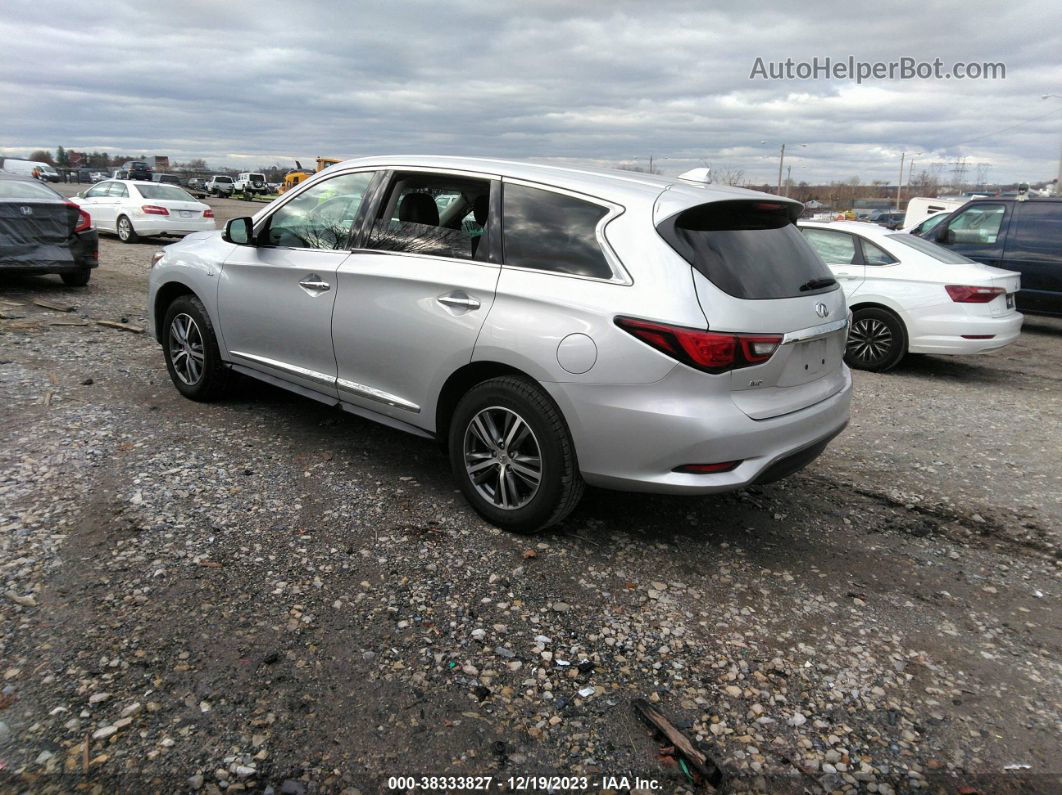 2020 Infiniti Qx60 Pure Awd Silver vin: 5N1DL0MM5LC531215