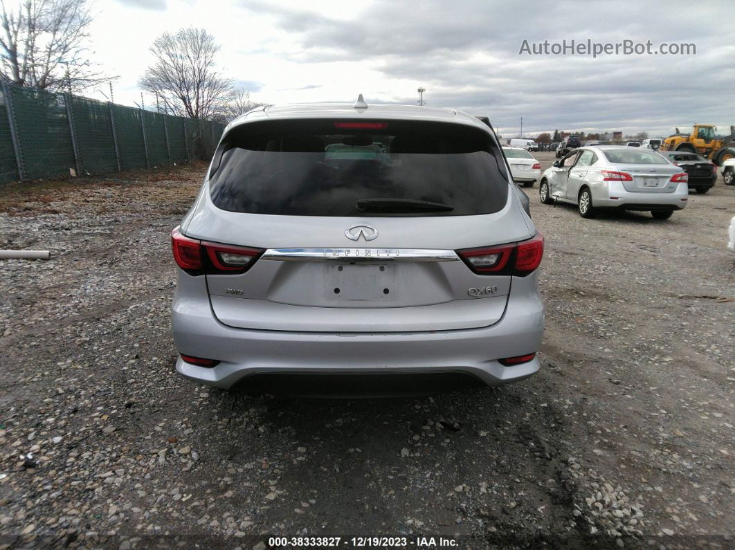 2020 Infiniti Qx60 Pure Awd Silver vin: 5N1DL0MM5LC531215