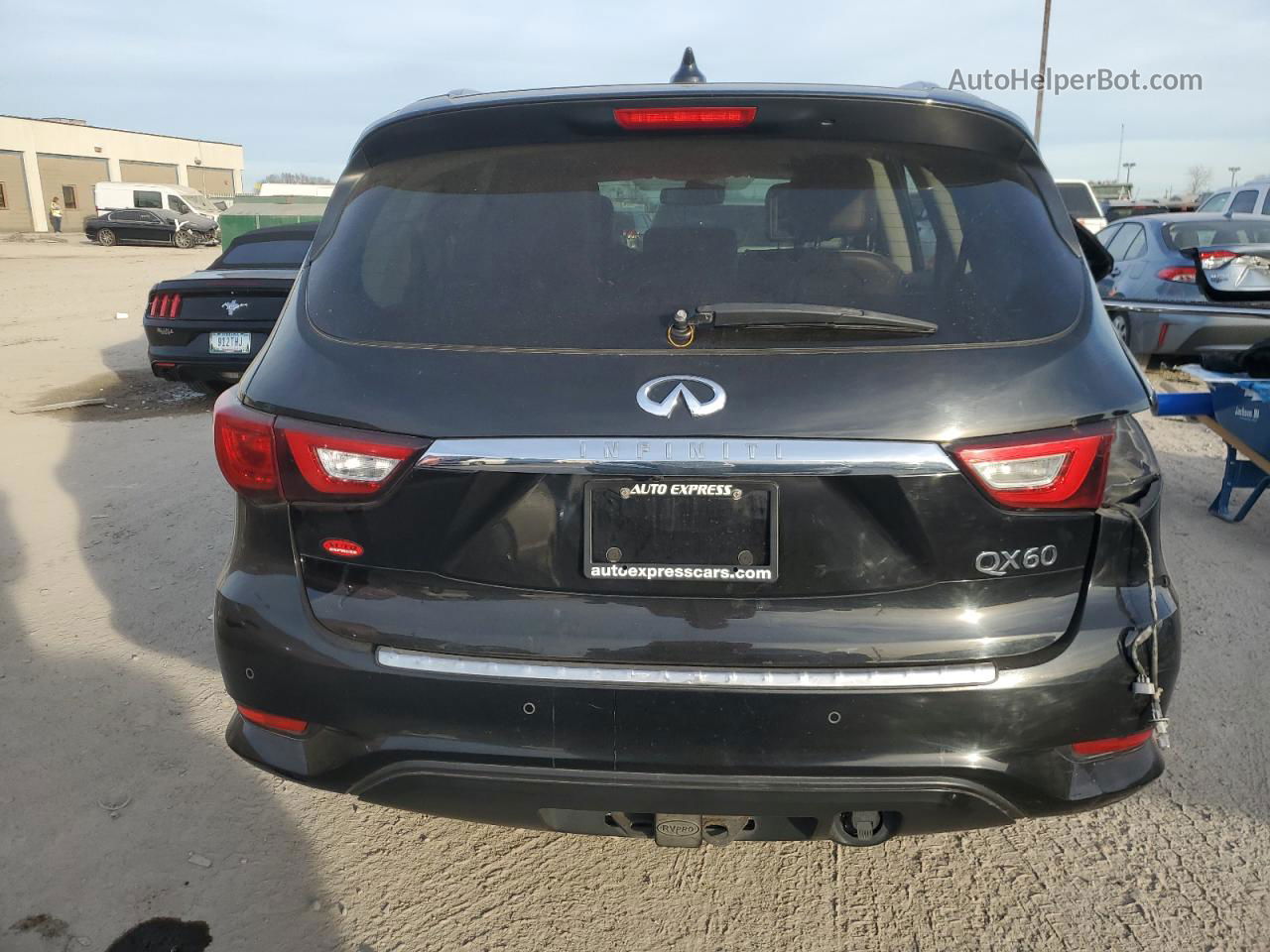 2017 Infiniti Qx60  Черный vin: 5N1DL0MM6HC503706