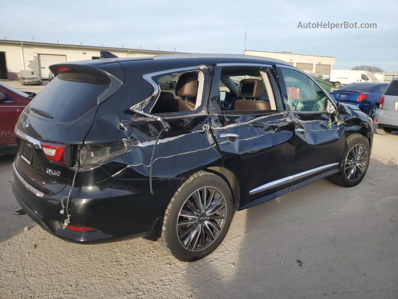 2017 Infiniti Qx60  Black vin: 5N1DL0MM6HC503706