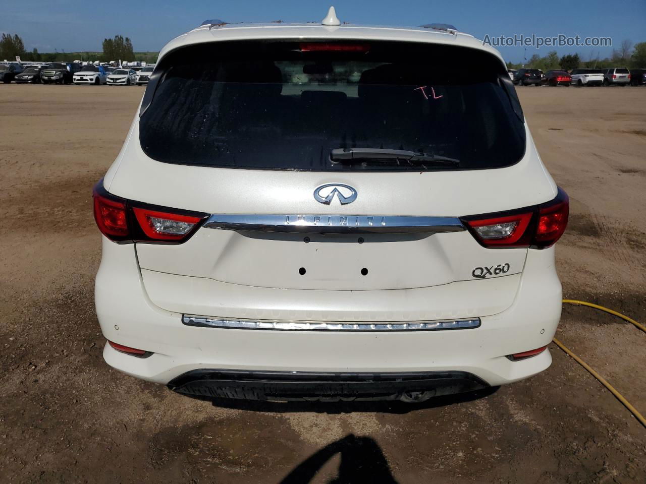 2017 Infiniti Qx60  White vin: 5N1DL0MM6HC505200