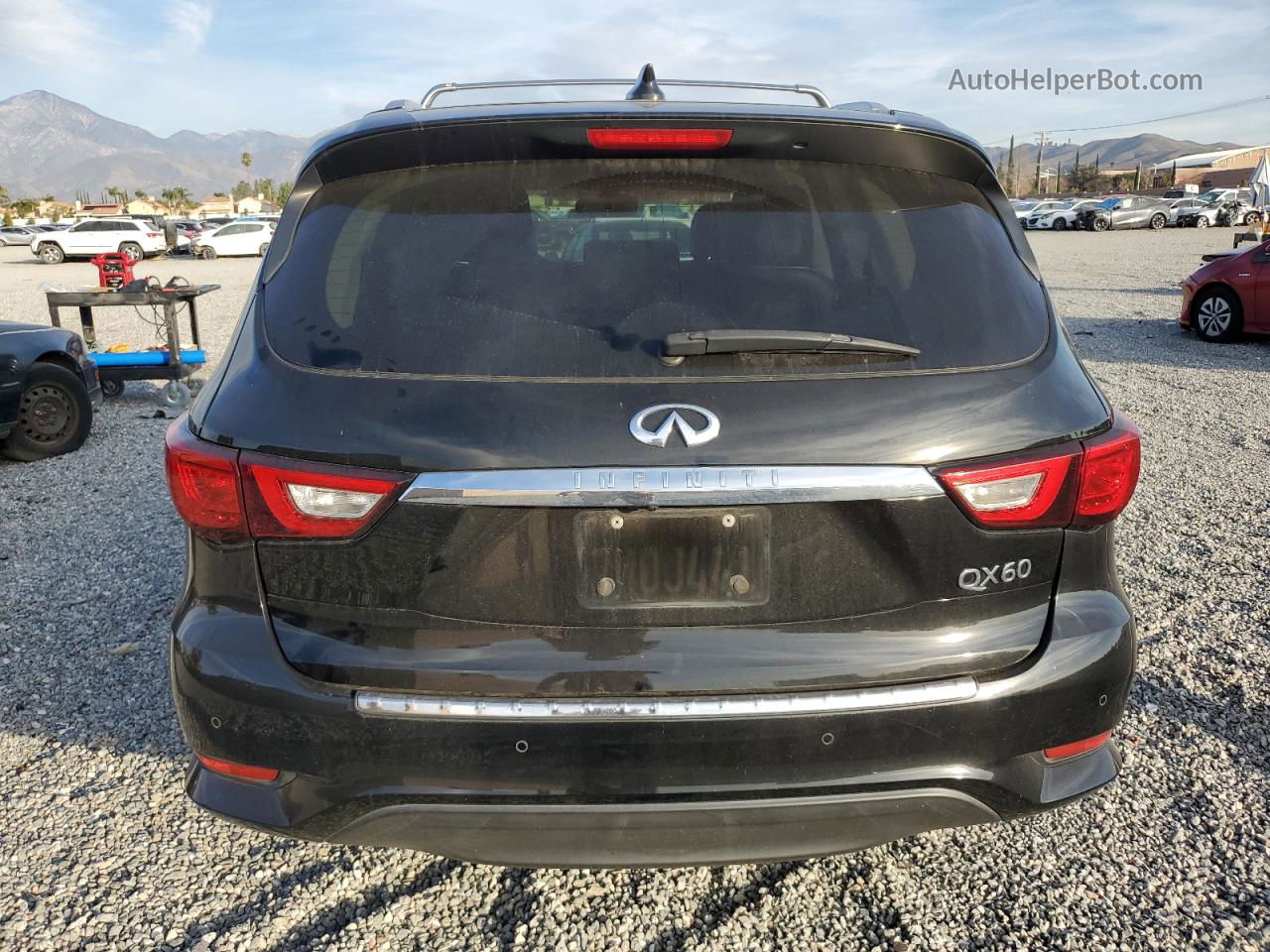 2017 Infiniti Qx60  Черный vin: 5N1DL0MM6HC515922