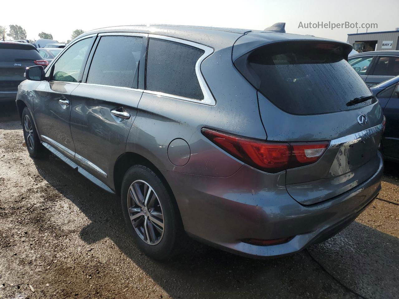 2017 Infiniti Qx60  Gray vin: 5N1DL0MM6HC517878