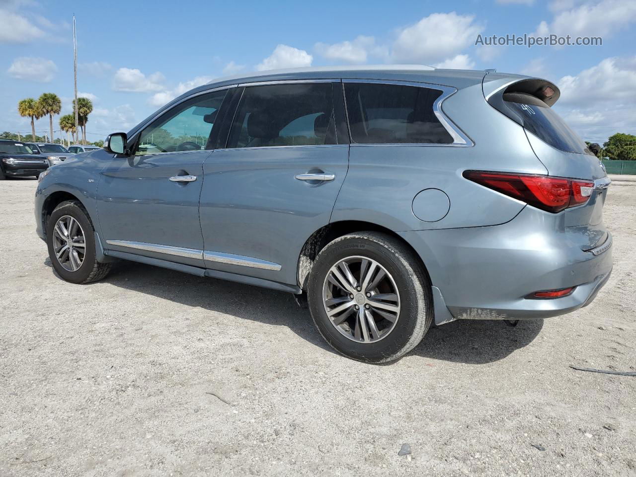 2017 Infiniti Qx60 Синий vin: 5N1DL0MM6HC518299