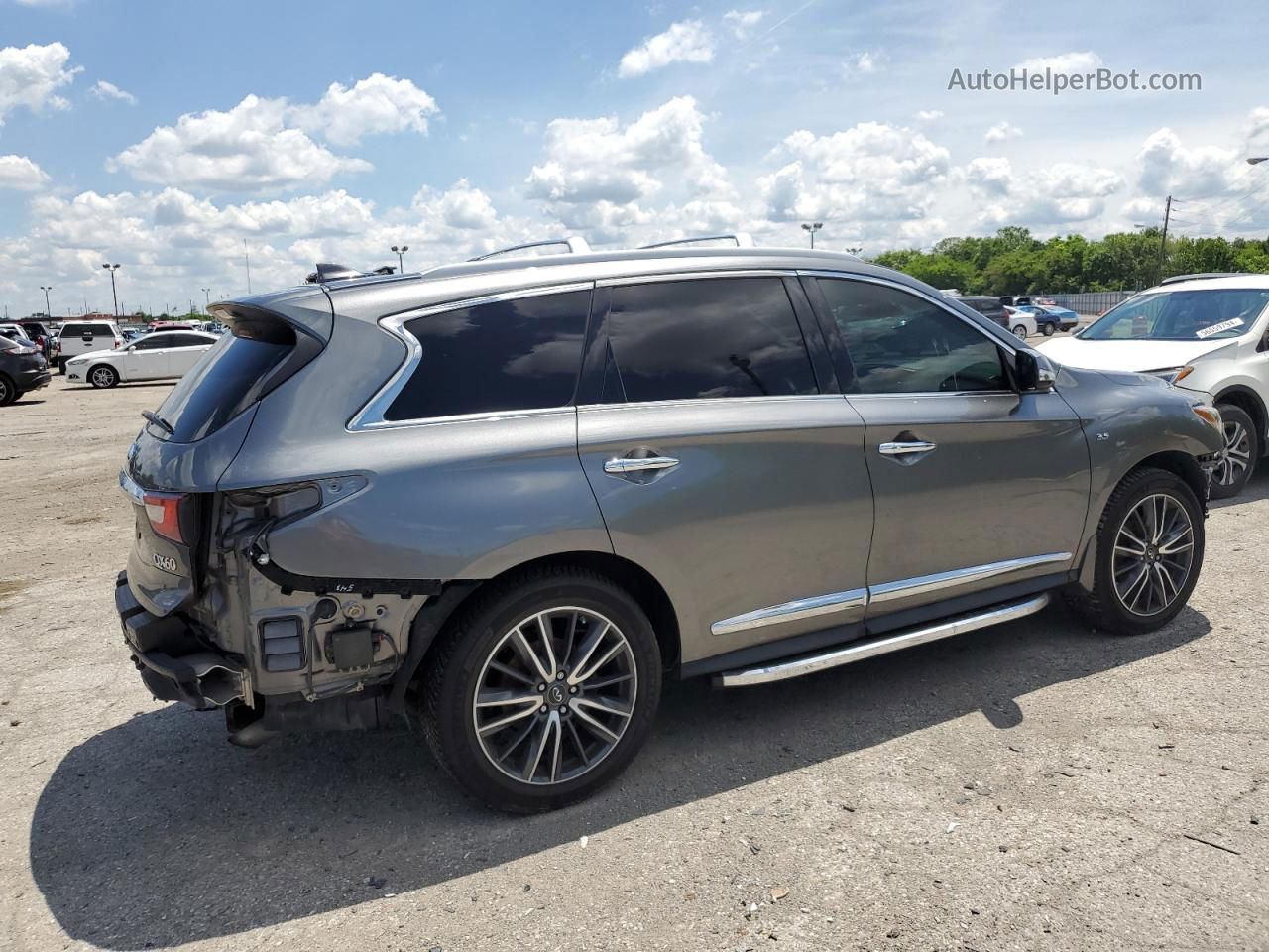 2017 Infiniti Qx60  Gray vin: 5N1DL0MM6HC525821