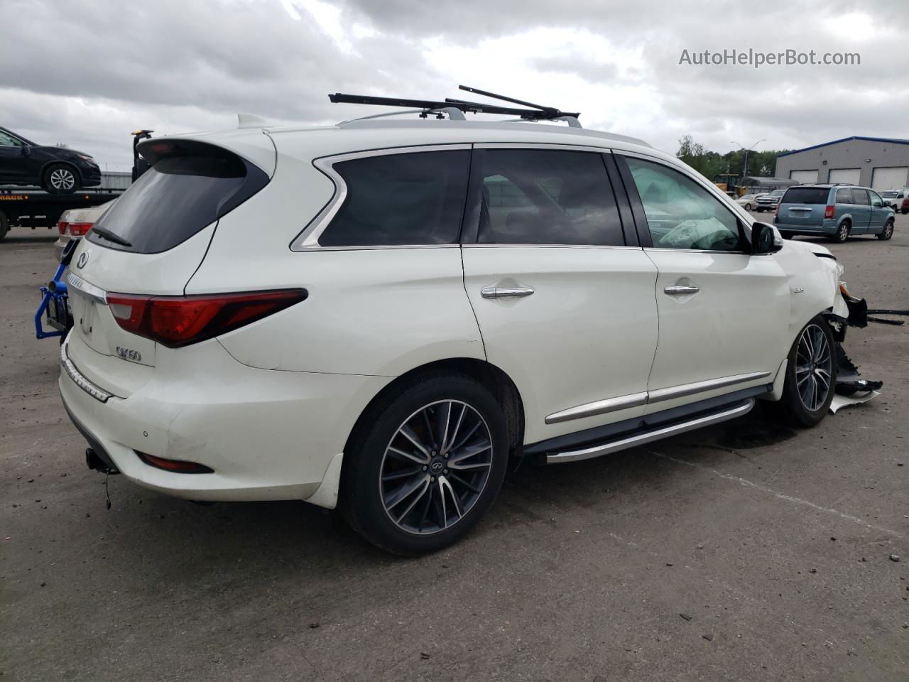 2017 Infiniti Qx60  White vin: 5N1DL0MM6HC530856