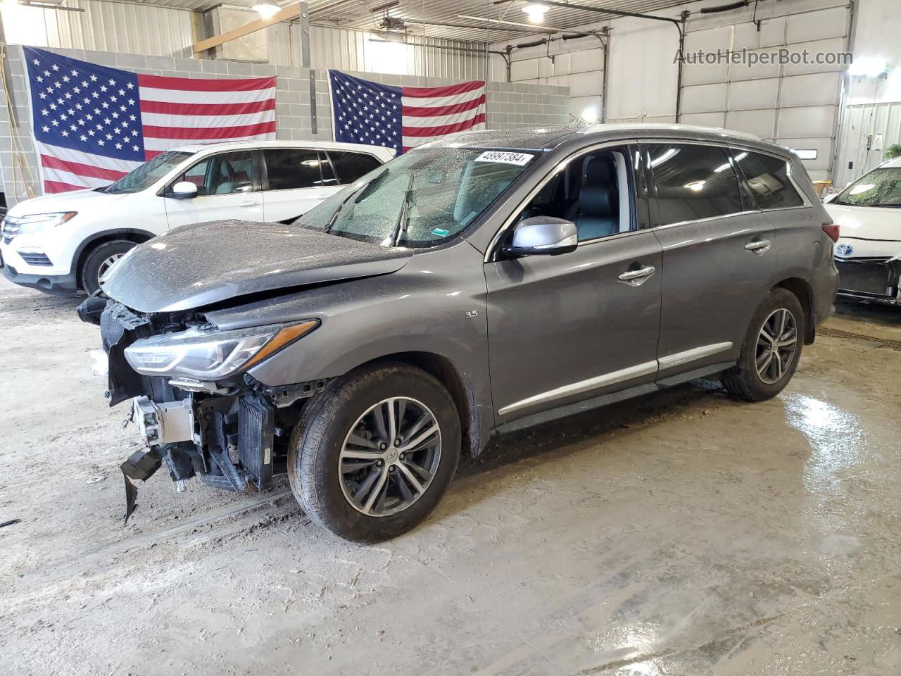 2017 Infiniti Qx60  Charcoal vin: 5N1DL0MM6HC548967