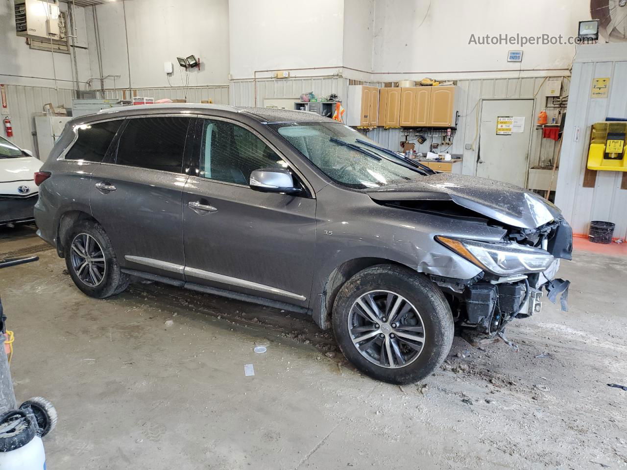 2017 Infiniti Qx60  Charcoal vin: 5N1DL0MM6HC548967