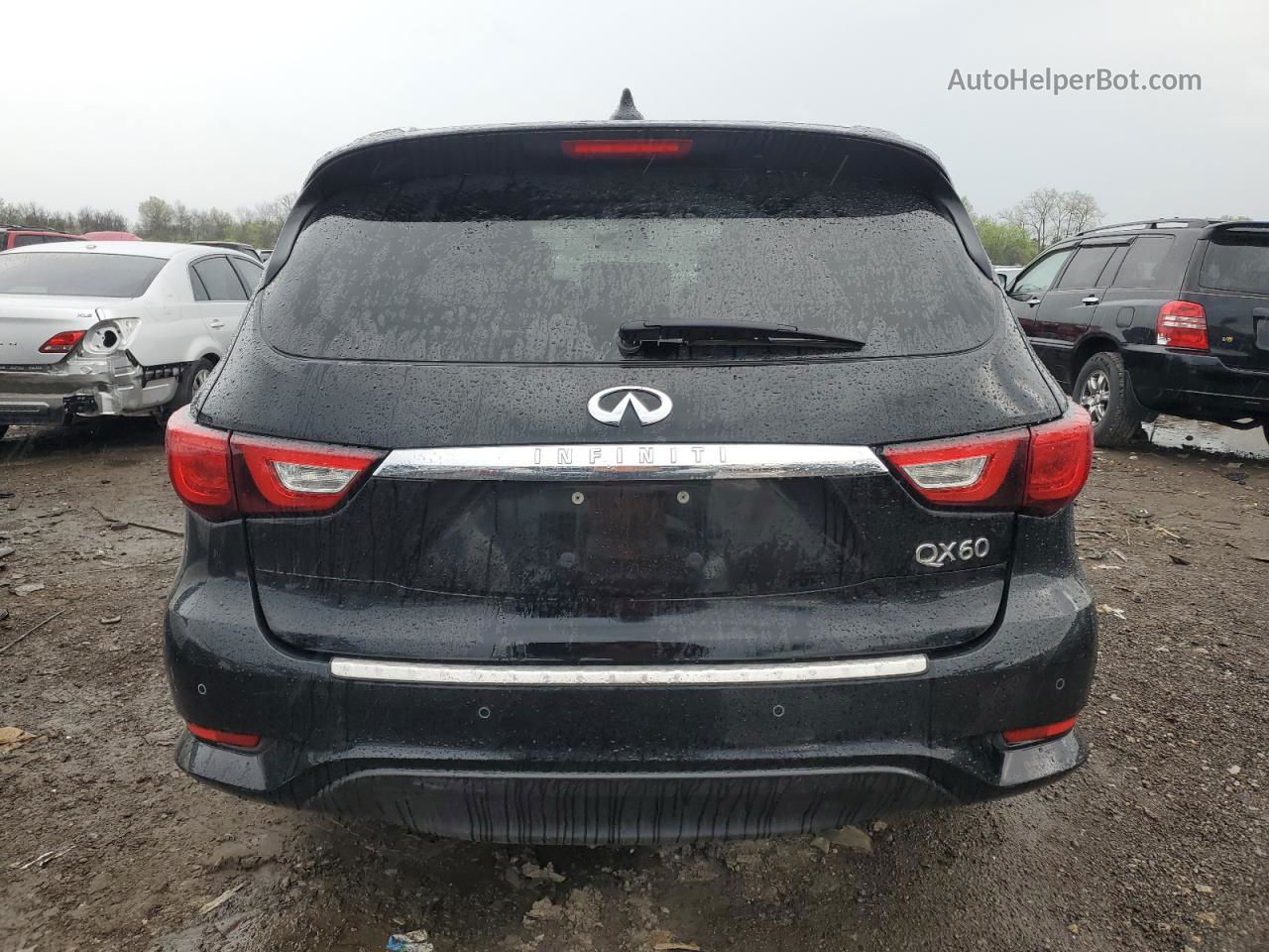 2017 Infiniti Qx60  Black vin: 5N1DL0MM6HC554302