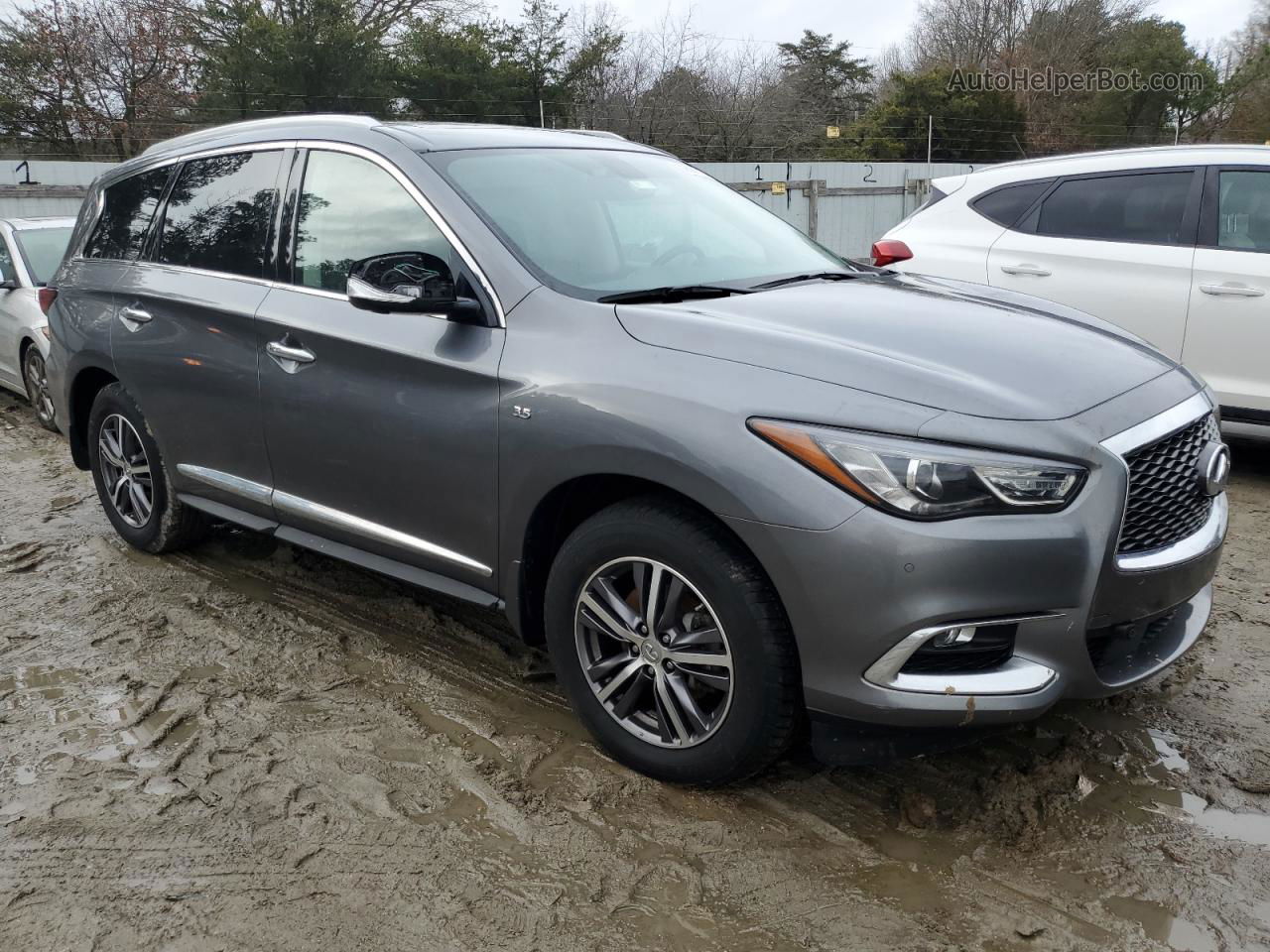 2017 Infiniti Qx60  Gray vin: 5N1DL0MM6HC558981