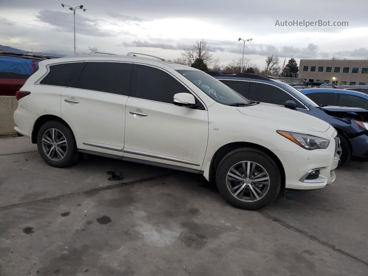 2020 Infiniti Qx60 Luxe Белый vin: 5N1DL0MM6LC524077