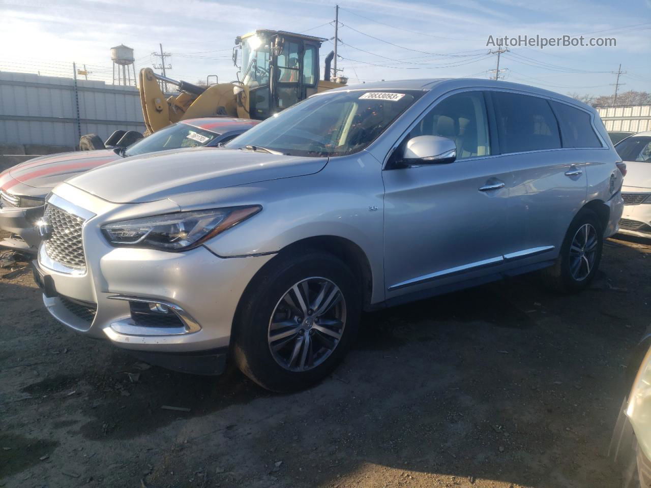 2020 Infiniti Qx60 Luxe Серебряный vin: 5N1DL0MM6LC526590