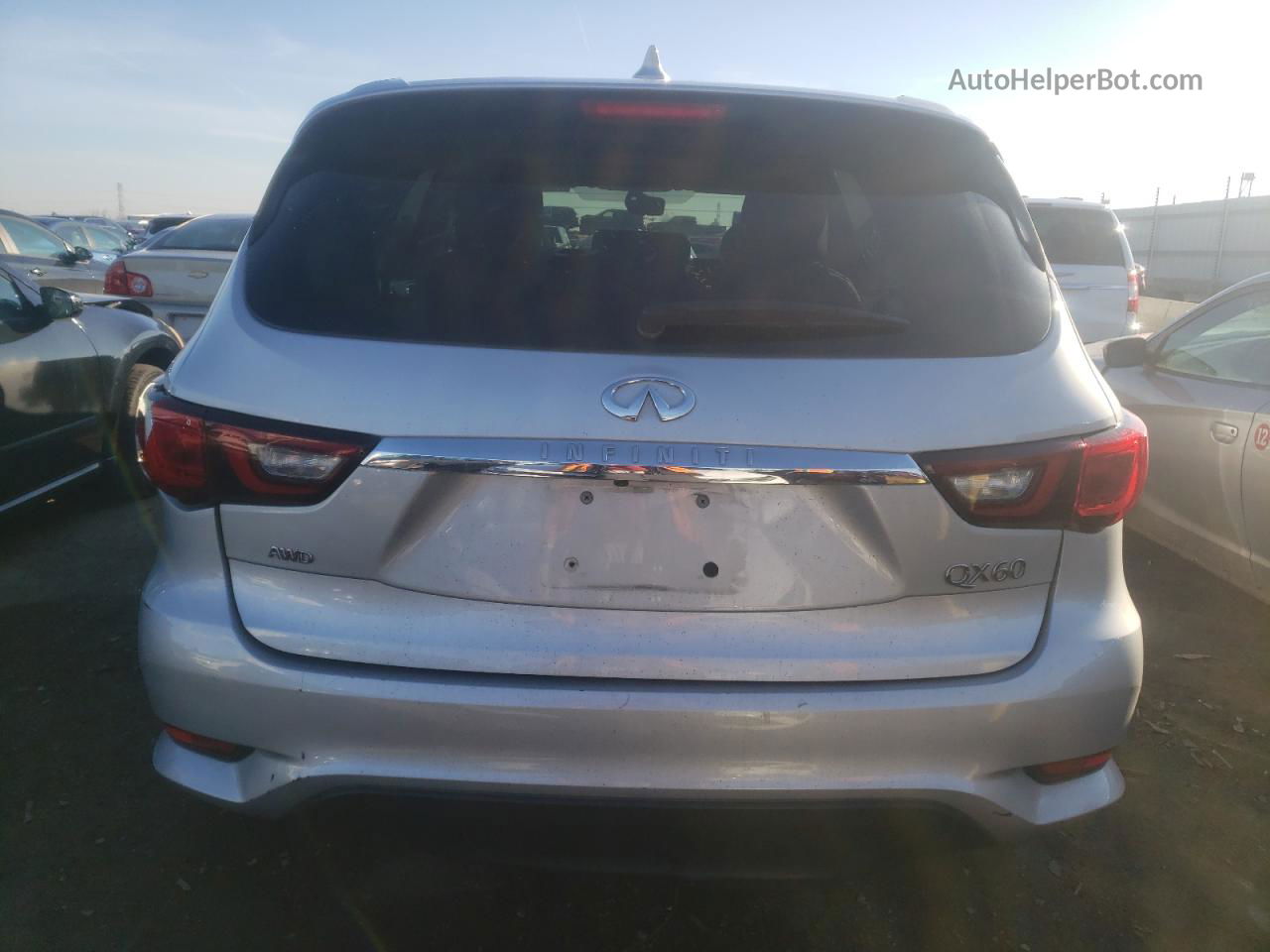 2020 Infiniti Qx60 Luxe Silver vin: 5N1DL0MM6LC526590