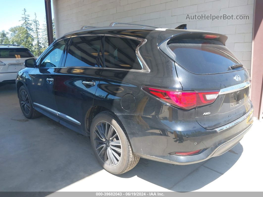 2020 Infiniti Qx60 Luxe Awd Black vin: 5N1DL0MM6LC527318