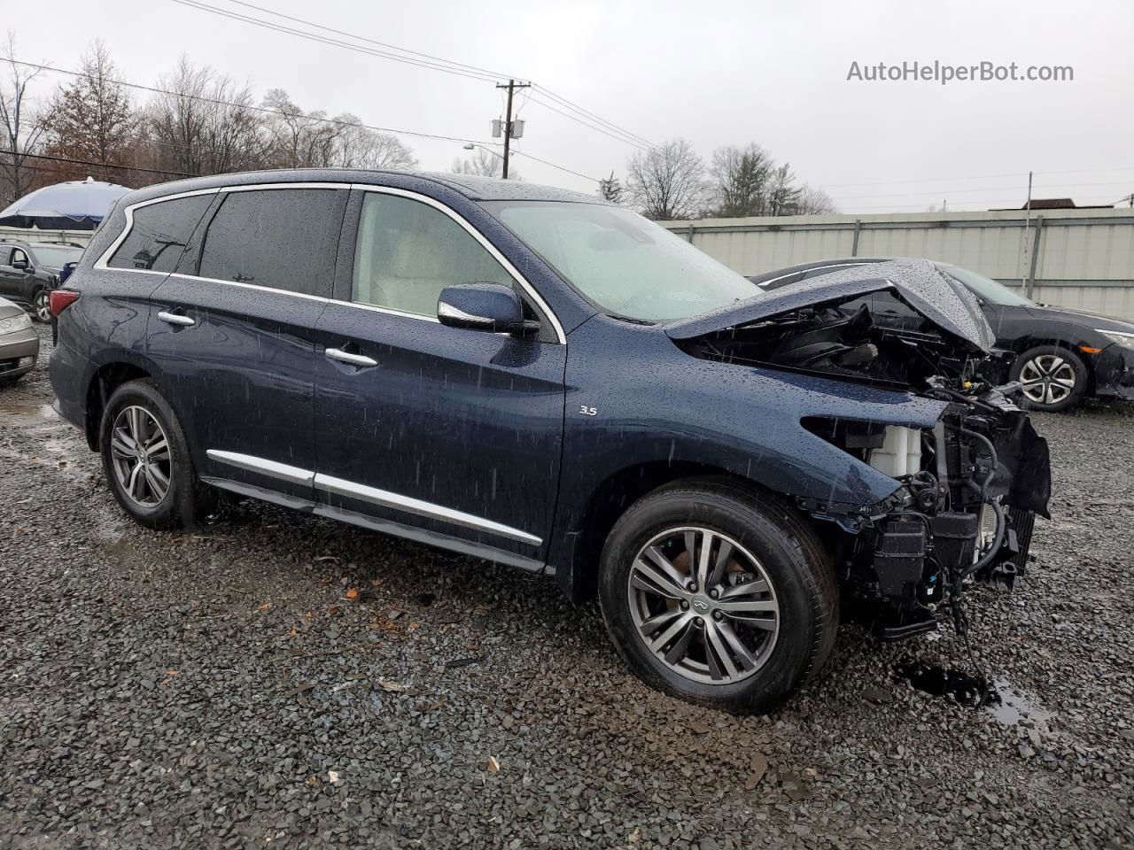 2020 Infiniti Qx60 Luxe Blue vin: 5N1DL0MM6LC537220