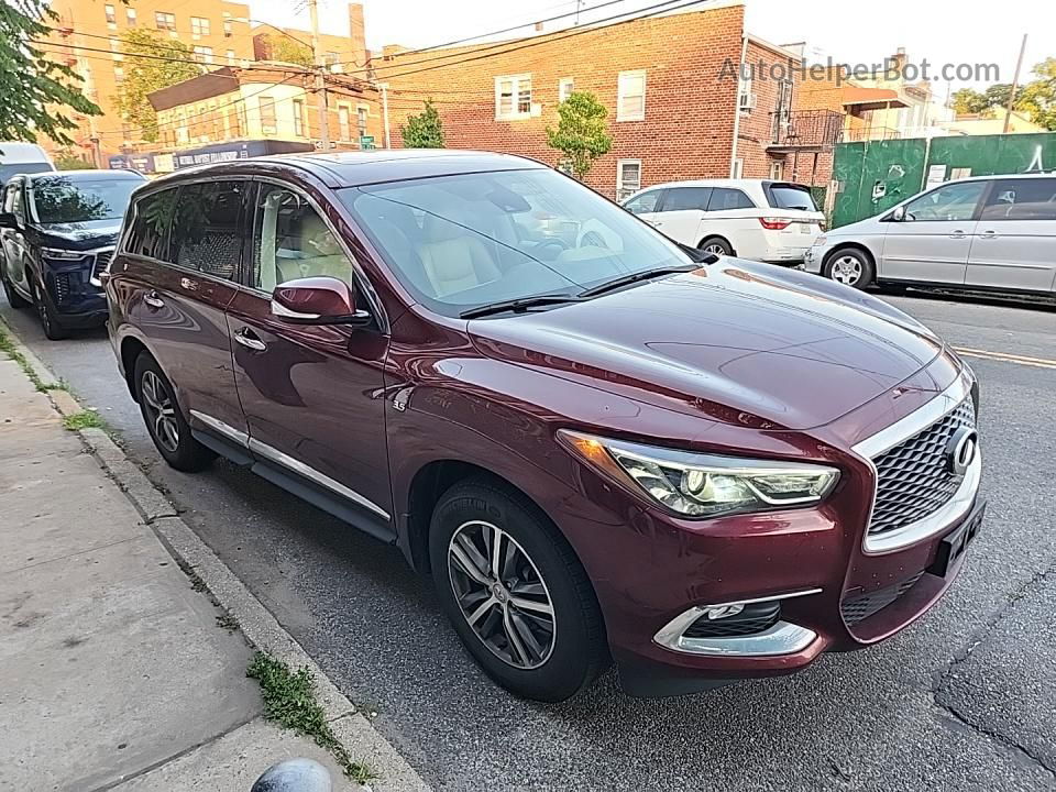 2020 Infiniti Qx60 Luxe/pure/special Edition Red vin: 5N1DL0MM6LC539579