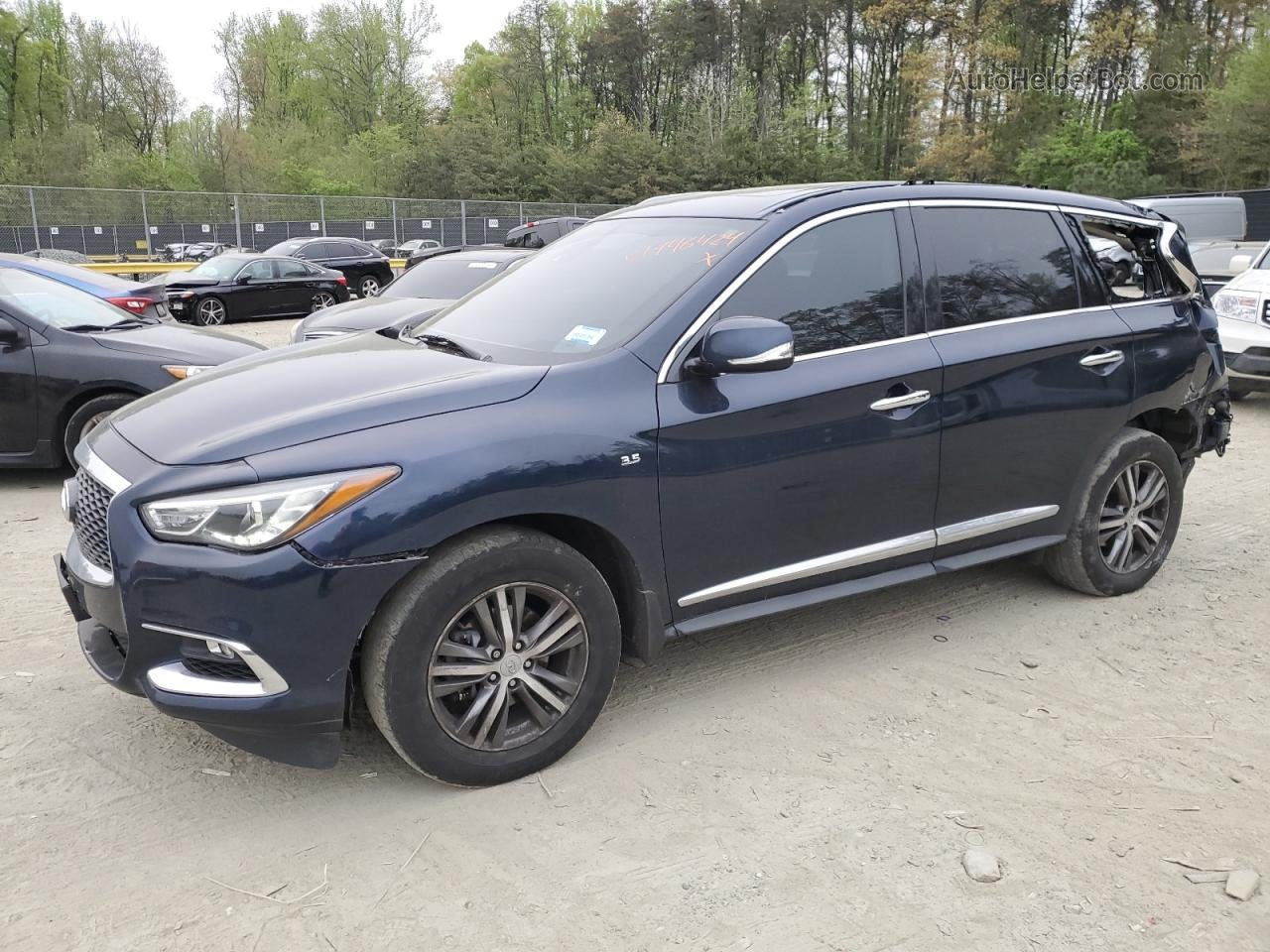 2020 Infiniti Qx60 Luxe Blue vin: 5N1DL0MM6LC539811