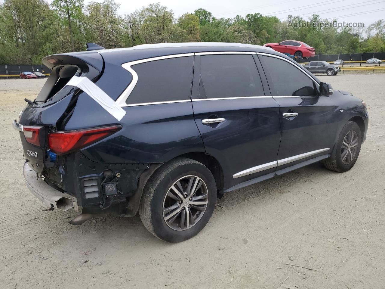 2020 Infiniti Qx60 Luxe Blue vin: 5N1DL0MM6LC539811