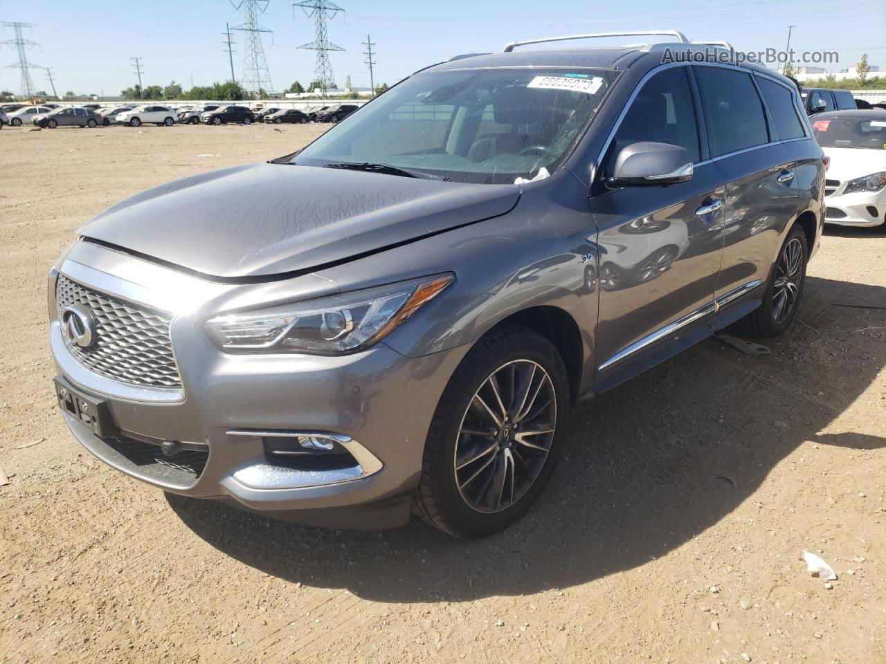 2017 Infiniti Qx60  Серый vin: 5N1DL0MM7HC501141