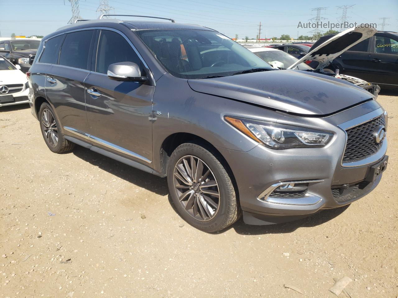 2017 Infiniti Qx60  Серый vin: 5N1DL0MM7HC501141